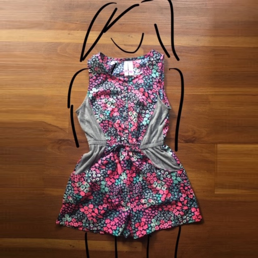 Japna Kids | Floral Romper with pockets